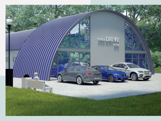 Монтаж ангаров и металлоконструкций от 614 руб.