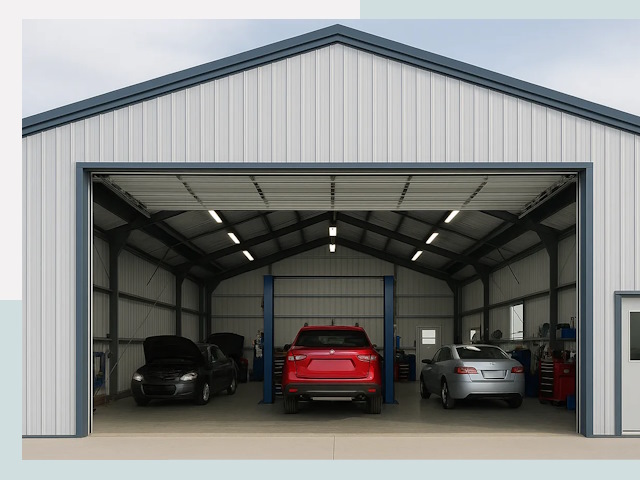 Ангары из сэндвич панелей от 614 руб. в Ковров