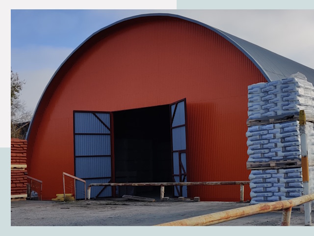 Полукруглые ангары по цене от 614 руб. в Ковров