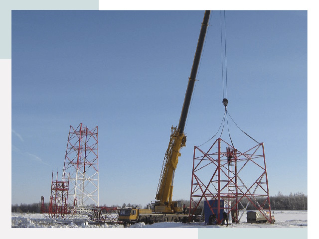 Монтаж вышек связи в Коврове