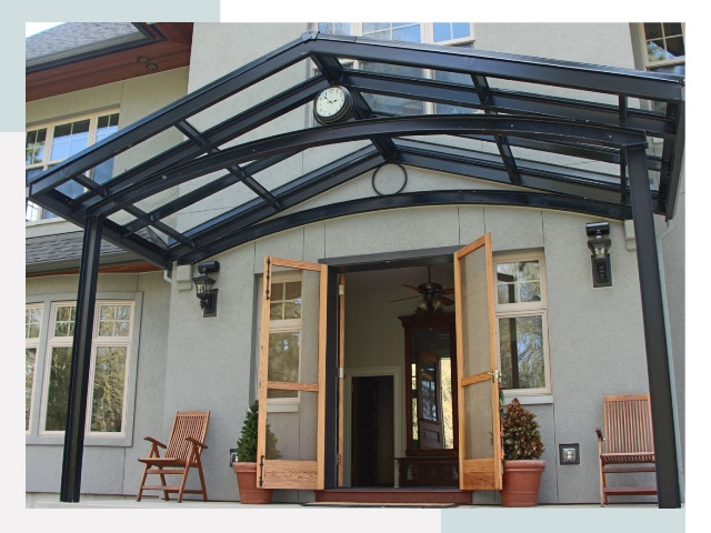 Козырьки металлические в Коврове