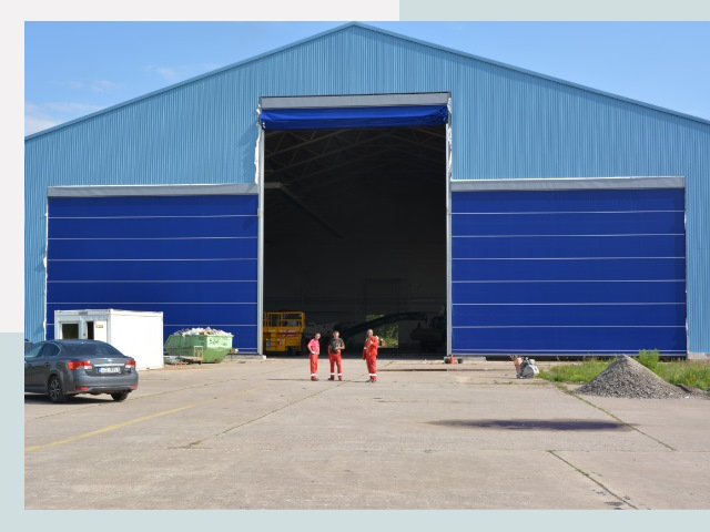 Ангарные ворота в Ковров от СтальСтрой-Квр по цене 614 руб.