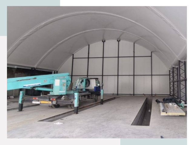 Внутреннее оснащение ангаров в Коврове