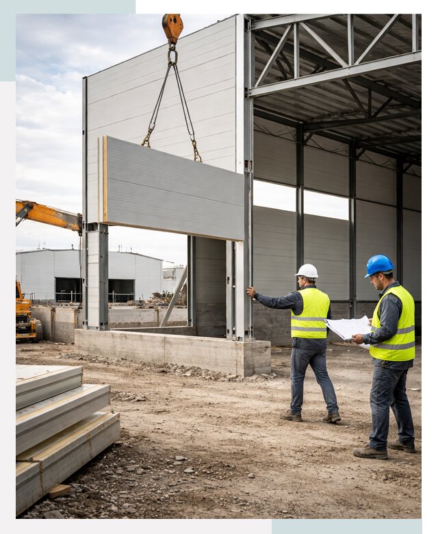 Склад из сэндвич панелей под ключ в Коврове от 9720 р. | СтальСтрой-Квр