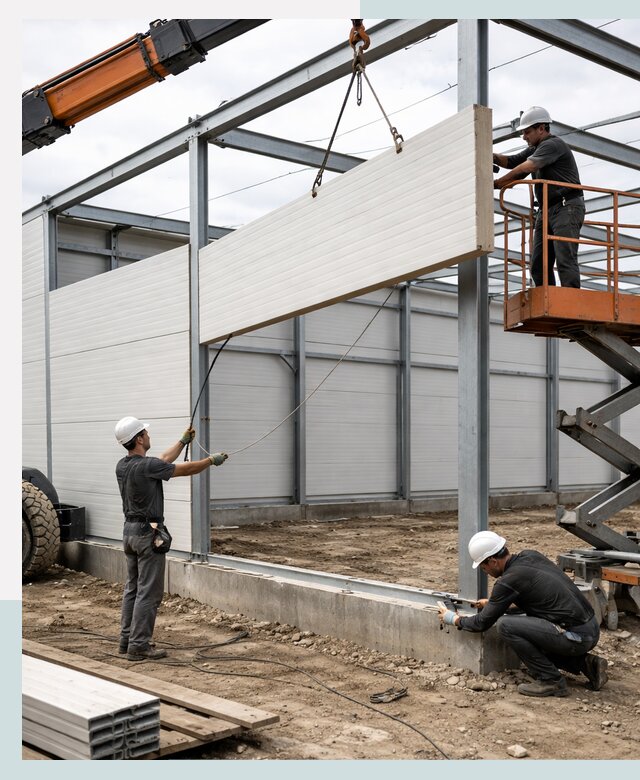 Строительство складов из сэндвич панелей в Коврове под ключ