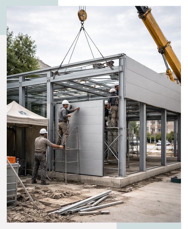 СтальСтрой-Квр: торговый павильон под ключ в Коврове от 35812 р.