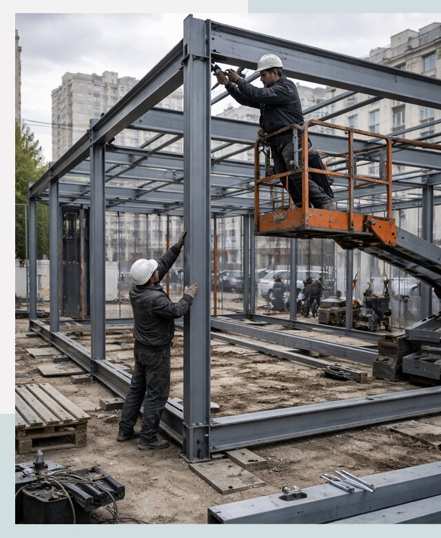 Строительство и монтаж торговых павильонов под ключ в Коврове