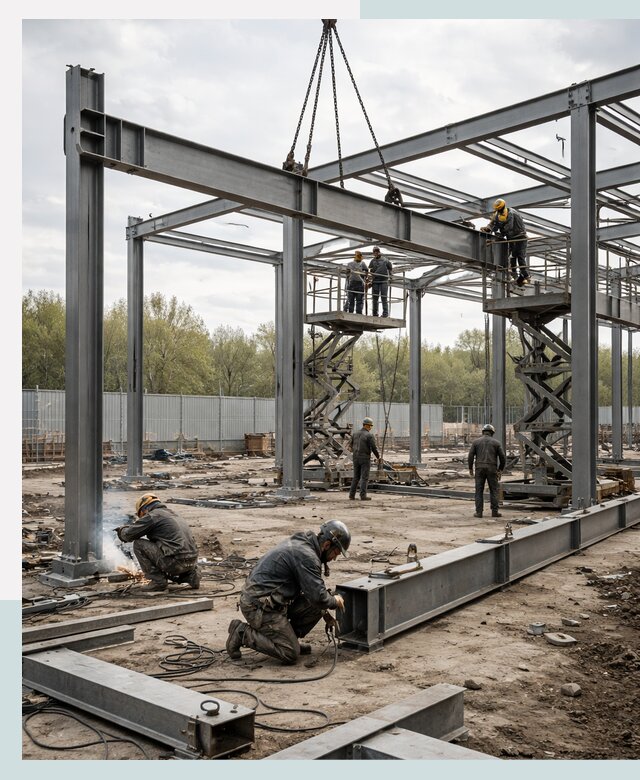 Строительство выставочных павильонов из металлоконструкций в Коврове