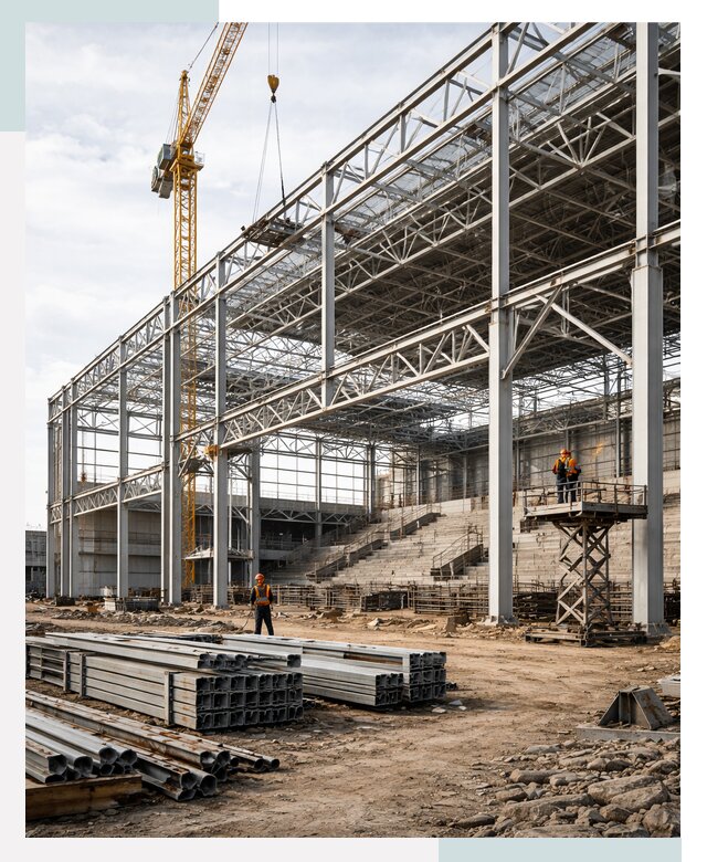 Строительство спортивных комплексов в Коврове от 30696 р. | СтальСтрой-Квр